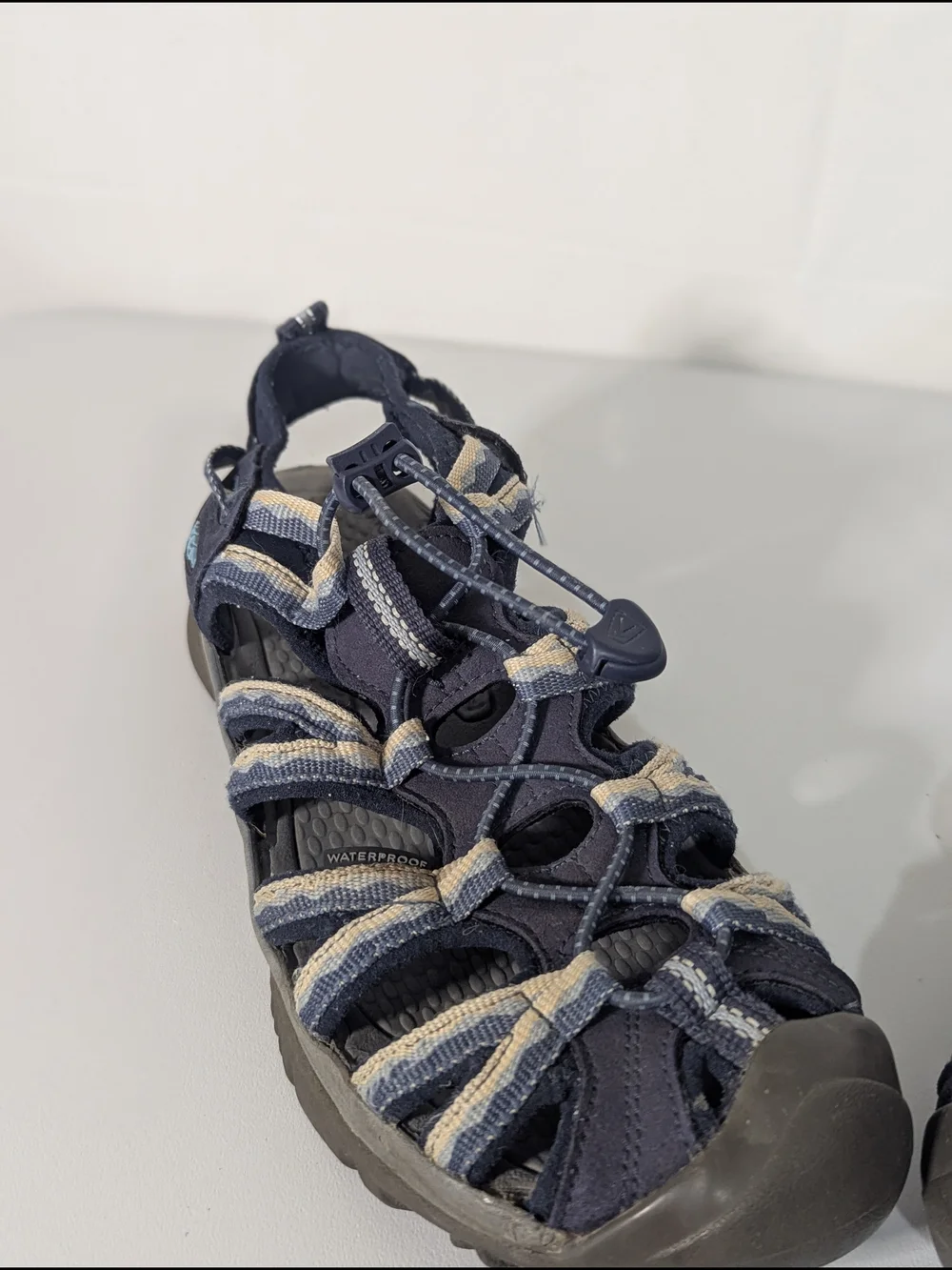 KEEN Newport H2 Women's Sport Hiking Water Sandals Navy Blue Size 8.5 Waterproof